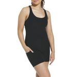 Women's Beyond Yoga Spacedye Get Up And Go Pocket Biker Romper - Thumbnail 2 of 4
