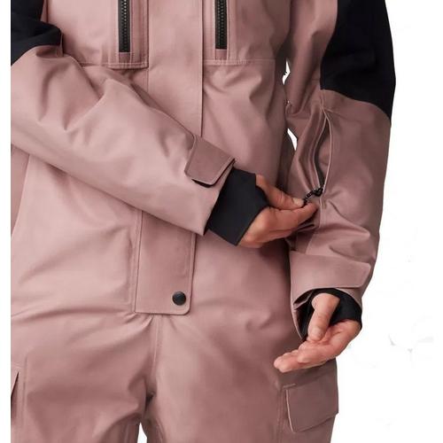 Women's Mountain Hardwear Powder Maven One Piece Snow Bibs - Primary Image