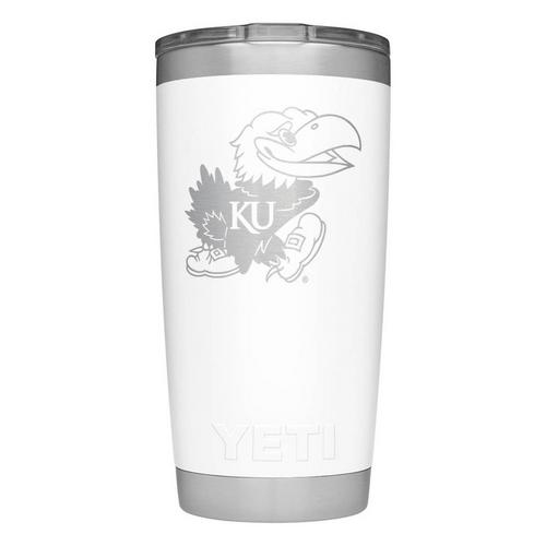 YETI Kansas Jayhawks 20oz Rambler Tumbler - Primary Image