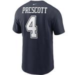 Nike Dallas Cowboys Dak Prescott #4 Name & Number Player T-Shirt - Thumbnail 1 of 2