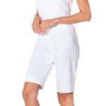 Women's Slimsation by Sport Haley Solid Pull-on Chino Shorts - Thumbnail 2 of 3