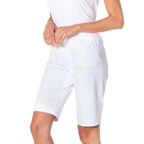 Women's Slimsation by Sport Haley Solid Pull-on Chino Shorts - Primary Image