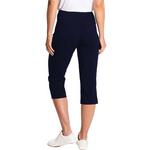 Women's Slimsation by Sport Haley Pull-on Solid Capri Golf Pants - Thumbnail 3 of 3