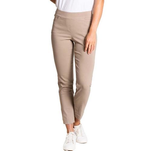 Women's Slimsation by Sport Haley Solid Pull-on Ankle Golf Pants - Primary Image