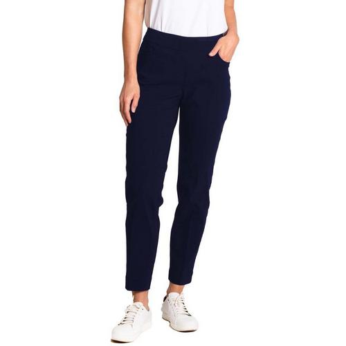 Women's Slimsation by Sport Haley Solid Pull-on Ankle Golf Pants - Primary Image