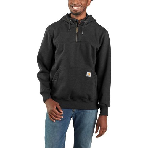Men's Carhartt Rain Defender Loose Fit Heavyweight 1/4 Zip Hoodie - Primary Image