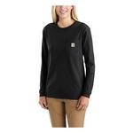 Women's Carhartt WK126 Workwear Pocket Long Sleeve T-Shirt - Thumbnail 1 of 2