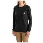 Women's Carhartt WK126 Workwear Pocket Long Sleeve T-Shirt - Thumbnail 2 of 2