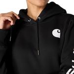 Women's Carhartt Iconic Clarksburg Logo Hoodie - Thumbnail 6 of 9