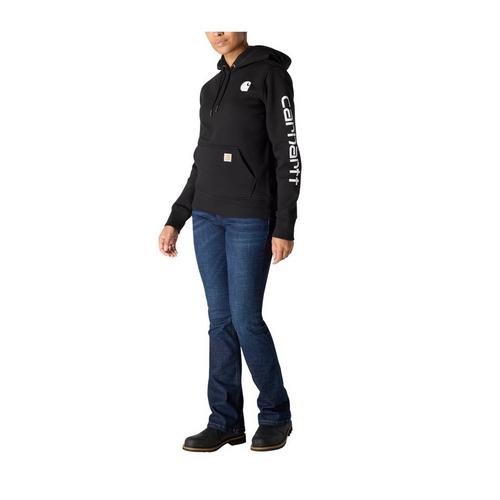 Women's Carhartt Iconic Clarksburg Logo Hoodie - Primary Image