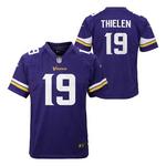 Nike Kids' Minnesota Vikings Adam Thielen #19 Game Jersey - Thumbnail 1 of 3