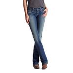 Women's Ariat Real Entwined Slim Fit Bootcut Long Jeans - Thumbnail 7 of 12