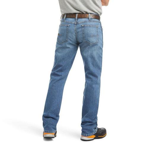 Men's Ariat Rebar M4 DuraBasic Relaxed Fit Bootcut Jeans - Primary Image