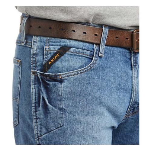 Men's Ariat Rebar M4 DuraBasic Relaxed Fit Bootcut Jeans - Primary Image
