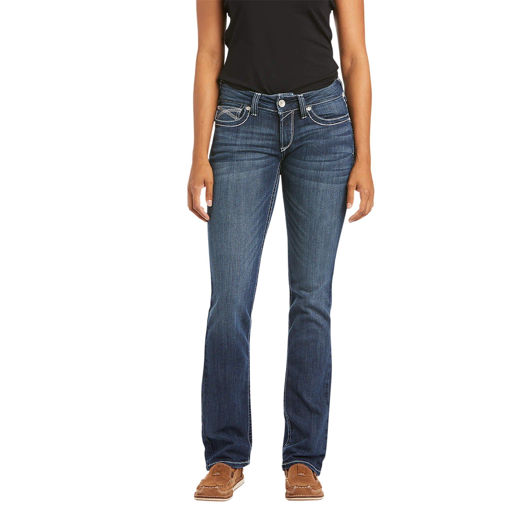 Women's Ariat Ivy Stackable Relaxed Fit Straight Jeans|113972