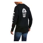 Men's Ariat FR Roughneck Skull Logo Long Sleeve T-Shirt - Thumbnail 1 of 2