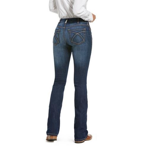 Women's Ariat Real Rosa Slim Fit Bootcut Long Jeans - Primary Image
