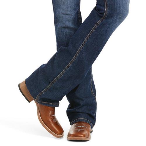 Women's Ariat Real Rosa Slim Fit Bootcut Long Jeans - Primary Image