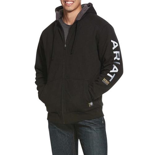 Men's Ariat Rebar All-Weather Full Zip Hoodie - Primary Image