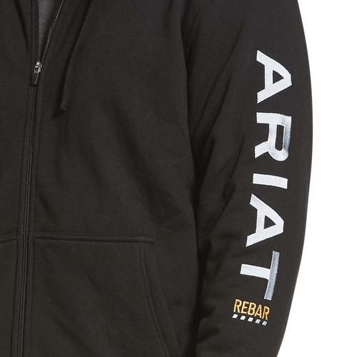 Men's Ariat Rebar All-Weather Full Zip Hoodie - Primary Image