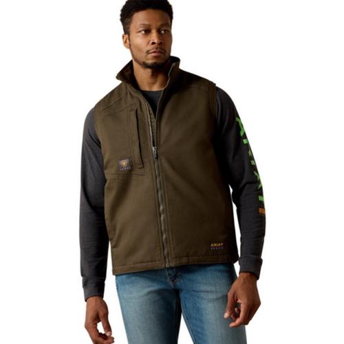 Men's Ariat Rebar Washed DuraCanvas Vest - Primary Image