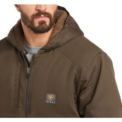 Men's Ariat Rebar DuraCanvas Hooded Jacket - Primary Image
