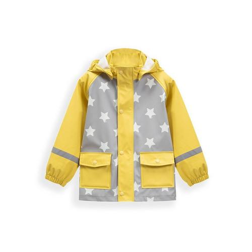 Toddler 7AM Pattern Hooded Rain Jacket - Primary Image