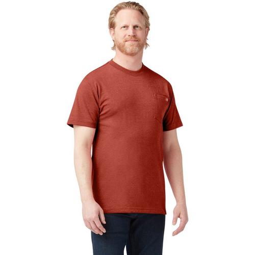 Men's Dickies Mens Heathered Heavyweight Pocket T-Shirt - Primary Image