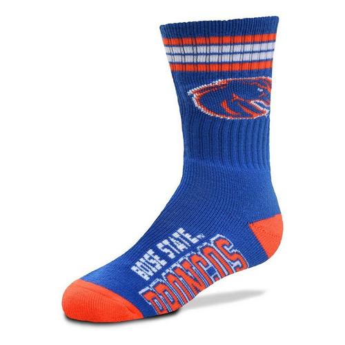 For Bare Feet Boise State Broncos 4 Stripe Deuce Crew Socks - Primary Image