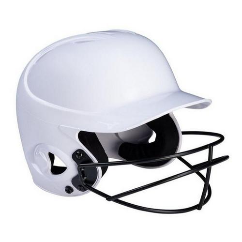 Girls' Mizuno MVP Solid Batting Helmet with Mask - Primary Image