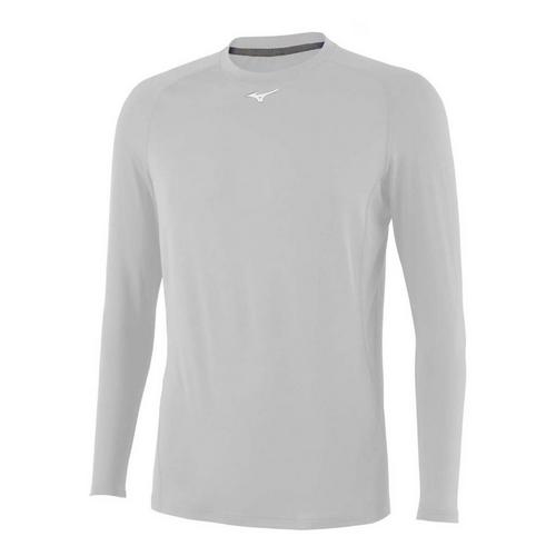 Men's Mizuno Top Long Sleeve Baseball Compression,Performance - Primary Image