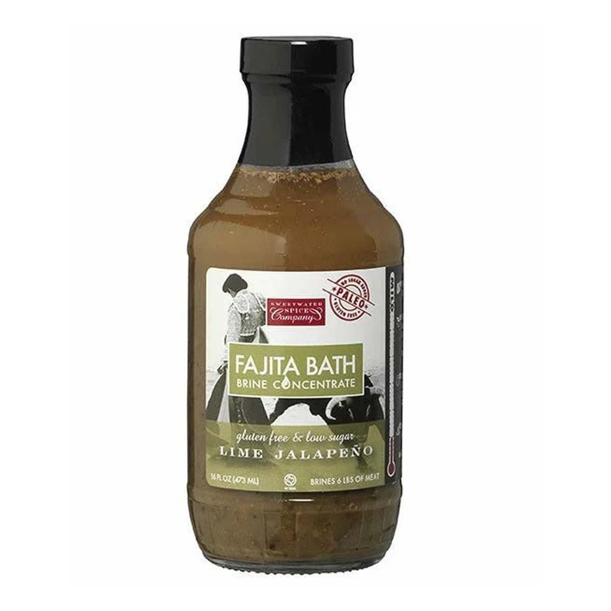 Sweetwater Lime Jalapeno Fajita Bath Brince Concentrate - Cattleman's Grill