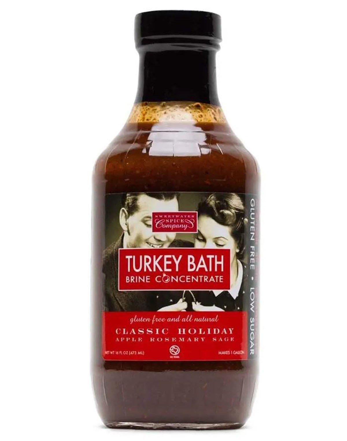 Sweetwater Spice Apple Rosemary Sage Classic Holiday Turkey Bath Brine Concentrate - Sweetwater