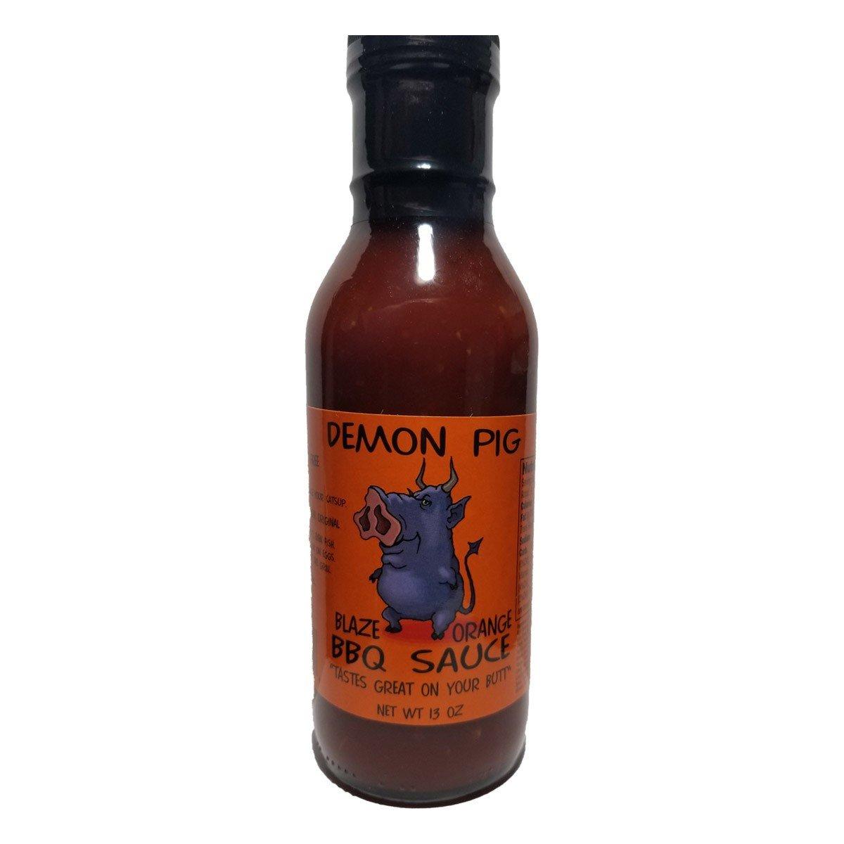 Demon Pig Blaze Orange BBQ Sauce - Demon Pig BBQ