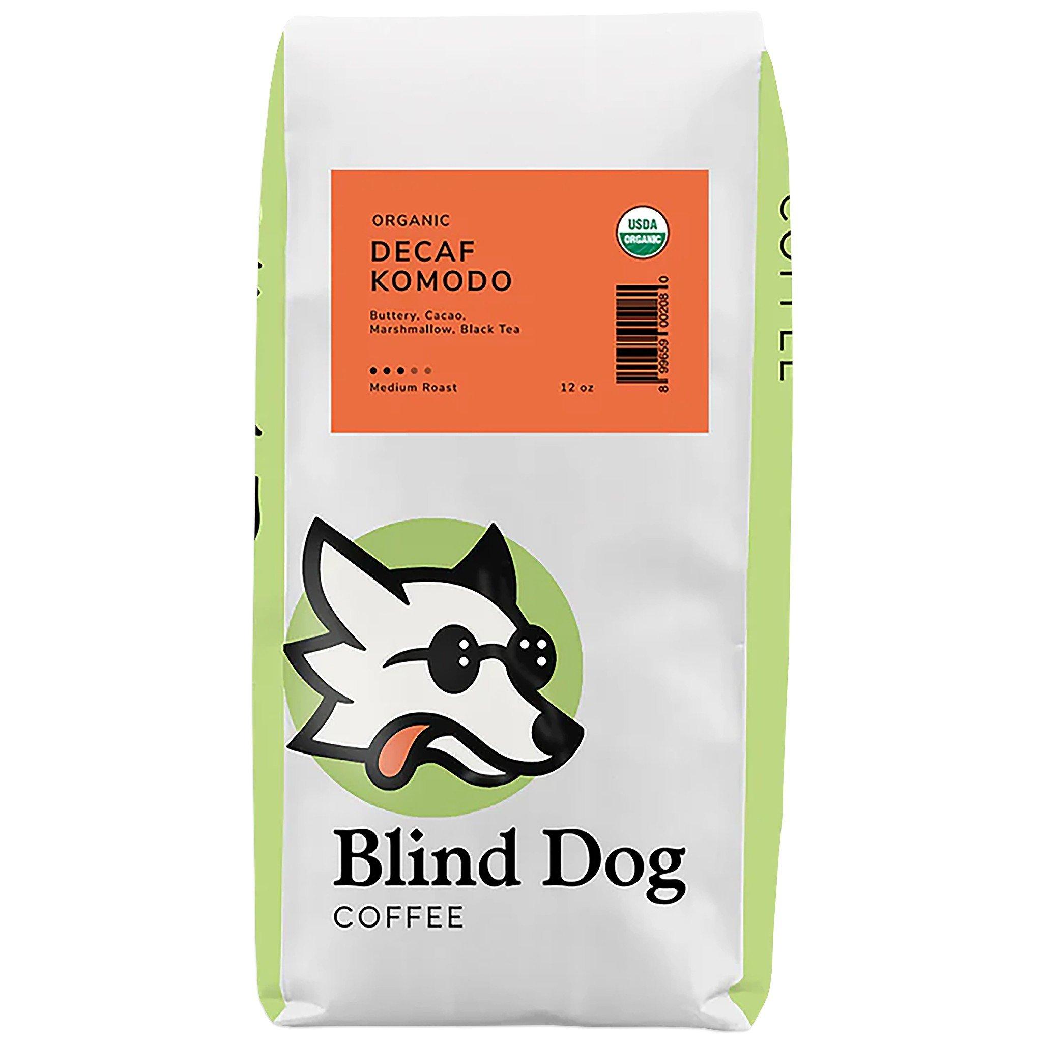 Blind Dog Coffee Decaf Komodo Organic Ground Coffee - Blind Dog Coffee