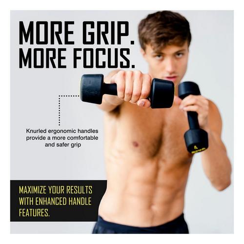 ZIVA RPU Tribell Dumbbells 2 Pc. Set - Primary Image