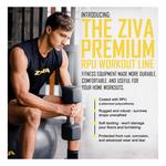 ZIVA Hexagon RPU Dumbbells 2 Pc. Set - Thumbnail 3 of 4