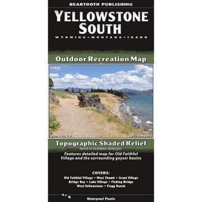 Beartooth Publishing Yellowstone South Topographic Map - Beartooth Publishing