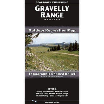 Beartooth Publishing Gravelly Range Topographic Map - Beartooth Publishing