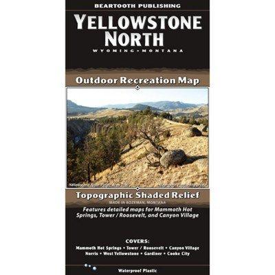 Beartooth Publishing Yellowstone North Topographic Map - Beartooth Publishing