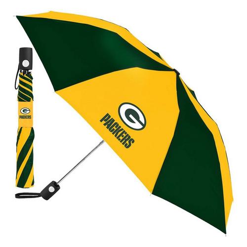 Wincraft Green Bay Packers Auto Folding Umbrella - Primary Image