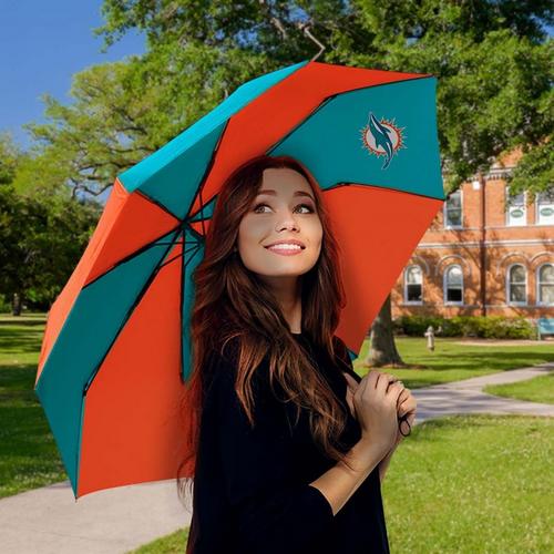 Wincraft Miami Dolphins Auto Folding Umbrella - Primary Image