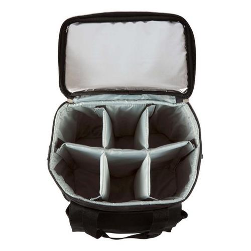 Picnic Time Cellar 6-Bottle Wine Carrier & Cooler Tote & Trolley - Primary Image