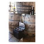 Picnic Time Cellar 6-Bottle Wine Carrier & Cooler Tote & Trolley - Thumbnail 5 of 6