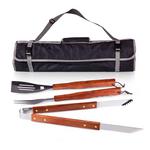 Picnic Time 3-Piece BBQ Tote & Grill Set - Thumbnail 1 of 5