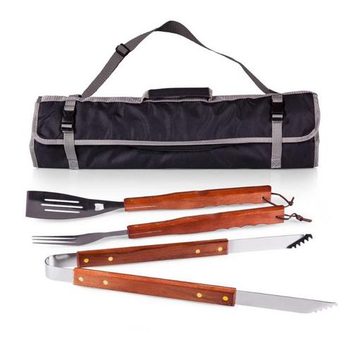 Picnic Time 3-Piece BBQ Tote & Grill Set - Primary Image
