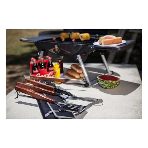 Picnic Time 3-Piece BBQ Tote & Grill Set - Primary Image