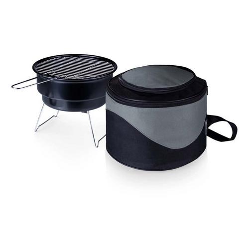 Picnic Time Caliente Portable Charcoal Grill & Cooler Tote - Primary Image