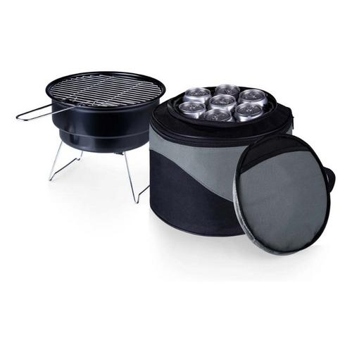 Picnic Time Caliente Portable Charcoal Grill & Cooler Tote - Primary Image
