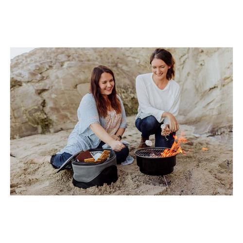 Picnic Time Caliente Portable Charcoal Grill & Cooler Tote - Primary Image